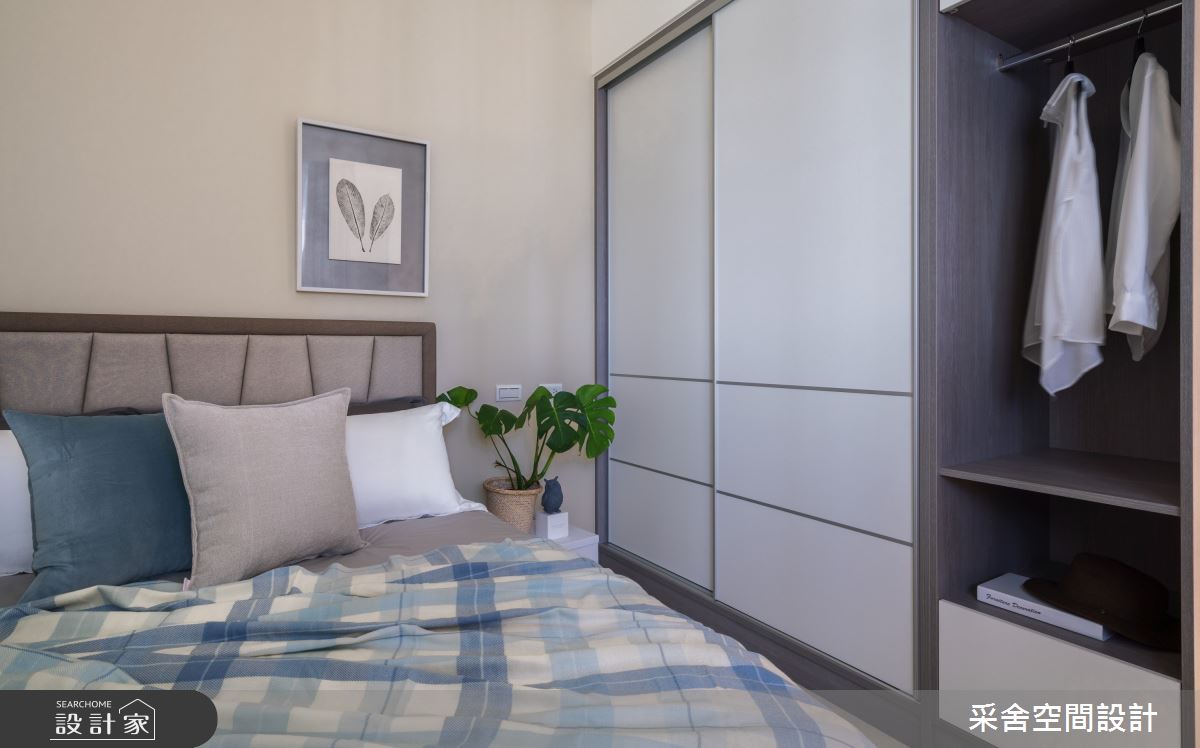 40坪新成屋(5年以下)＿現代風臥室案例圖片＿采舍空間設計＿采舍_10之13