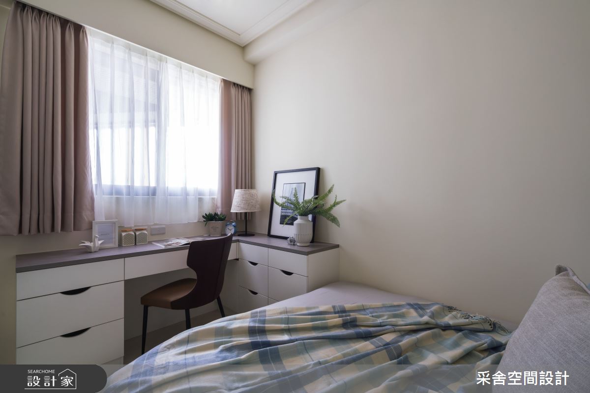 40坪新成屋(5年以下)＿現代風臥室案例圖片＿采舍空間設計＿采舍_10之11