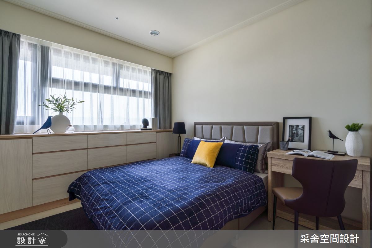 40坪新成屋(5年以下)＿現代風臥室案例圖片＿采舍空間設計＿采舍_10之14