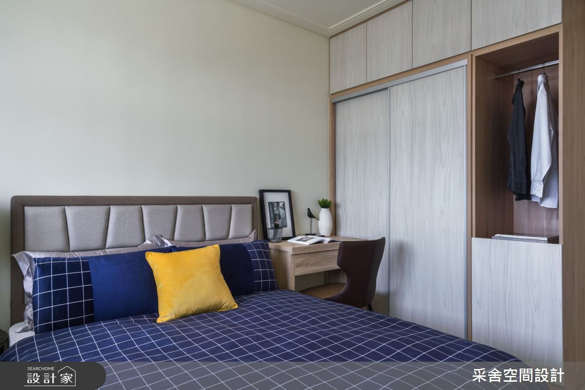 40坪新成屋(5年以下)＿現代風臥室案例圖片＿采舍空間設計＿采舍_10之15