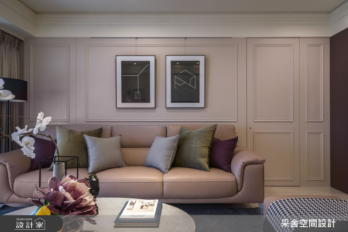 40坪新成屋(5年以下)＿現代風客廳案例圖片＿采舍空間設計＿采舍_10之8