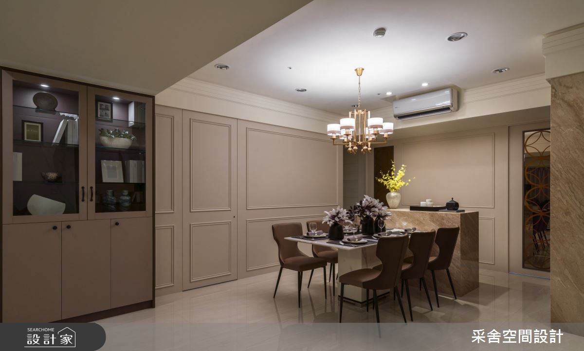40坪新成屋(5年以下)＿現代風餐廳案例圖片＿采舍空間設計＿采舍_10之2