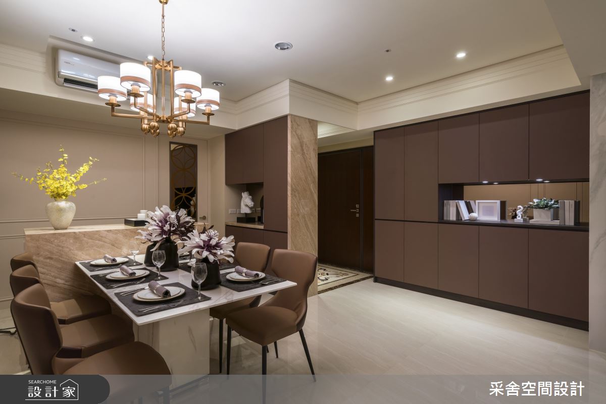 40坪新成屋(5年以下)＿現代風餐廳案例圖片＿采舍空間設計＿采舍_10之4