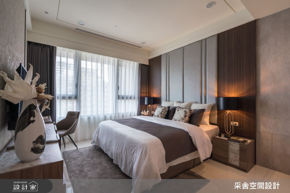 33坪新成屋(5年以下)＿現代風臥室案例圖片＿采舍空間設計＿采舍_11之9
