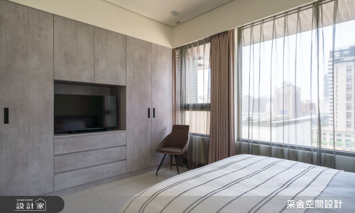 33坪新成屋(5年以下)＿現代風臥室案例圖片＿采舍空間設計＿采舍_11之13