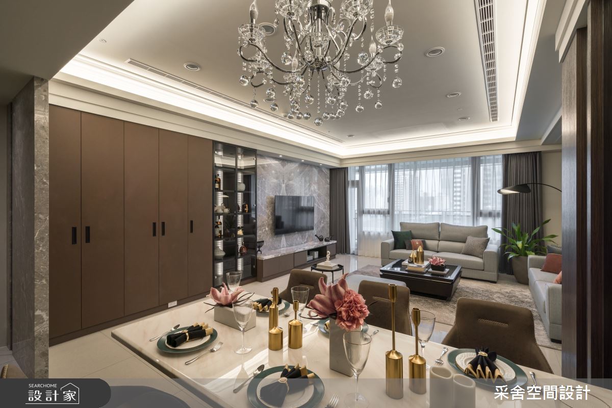 33坪新成屋(5年以下)＿現代風餐廳案例圖片＿采舍空間設計＿采舍_11之3