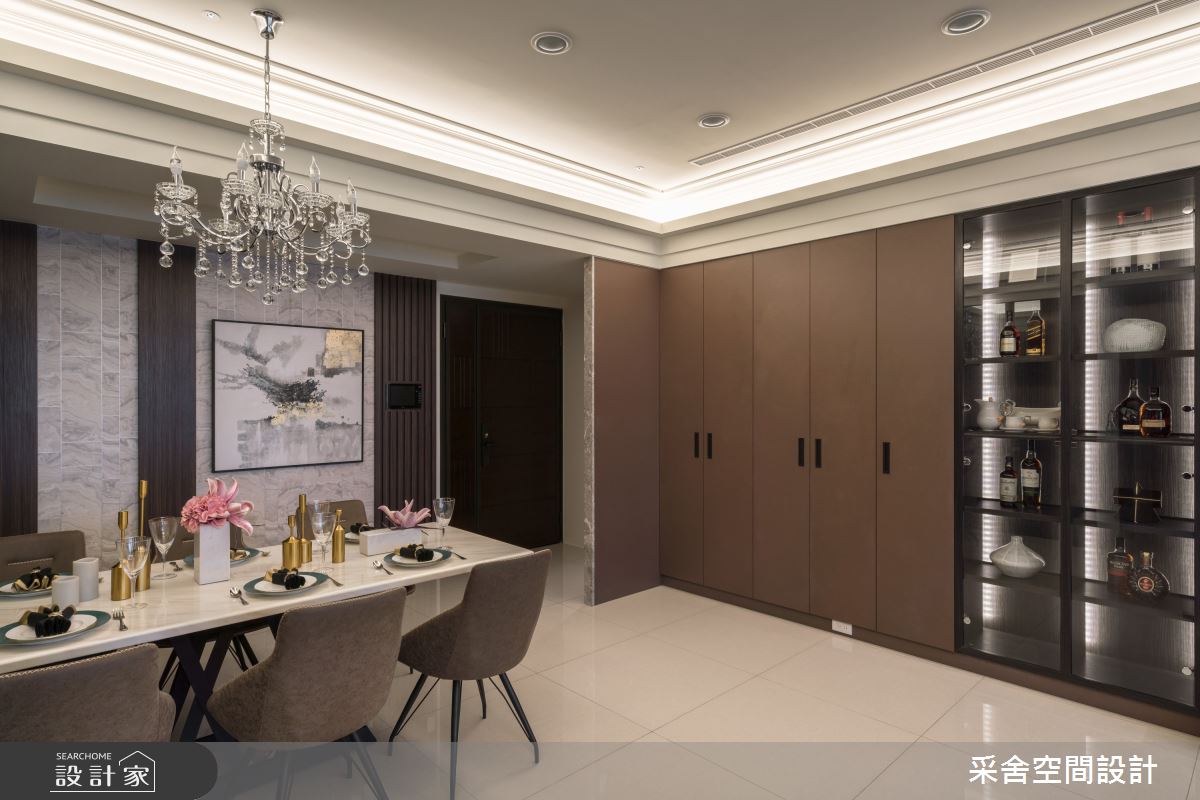 33坪新成屋(5年以下)＿現代風餐廳案例圖片＿采舍空間設計＿采舍_11之4