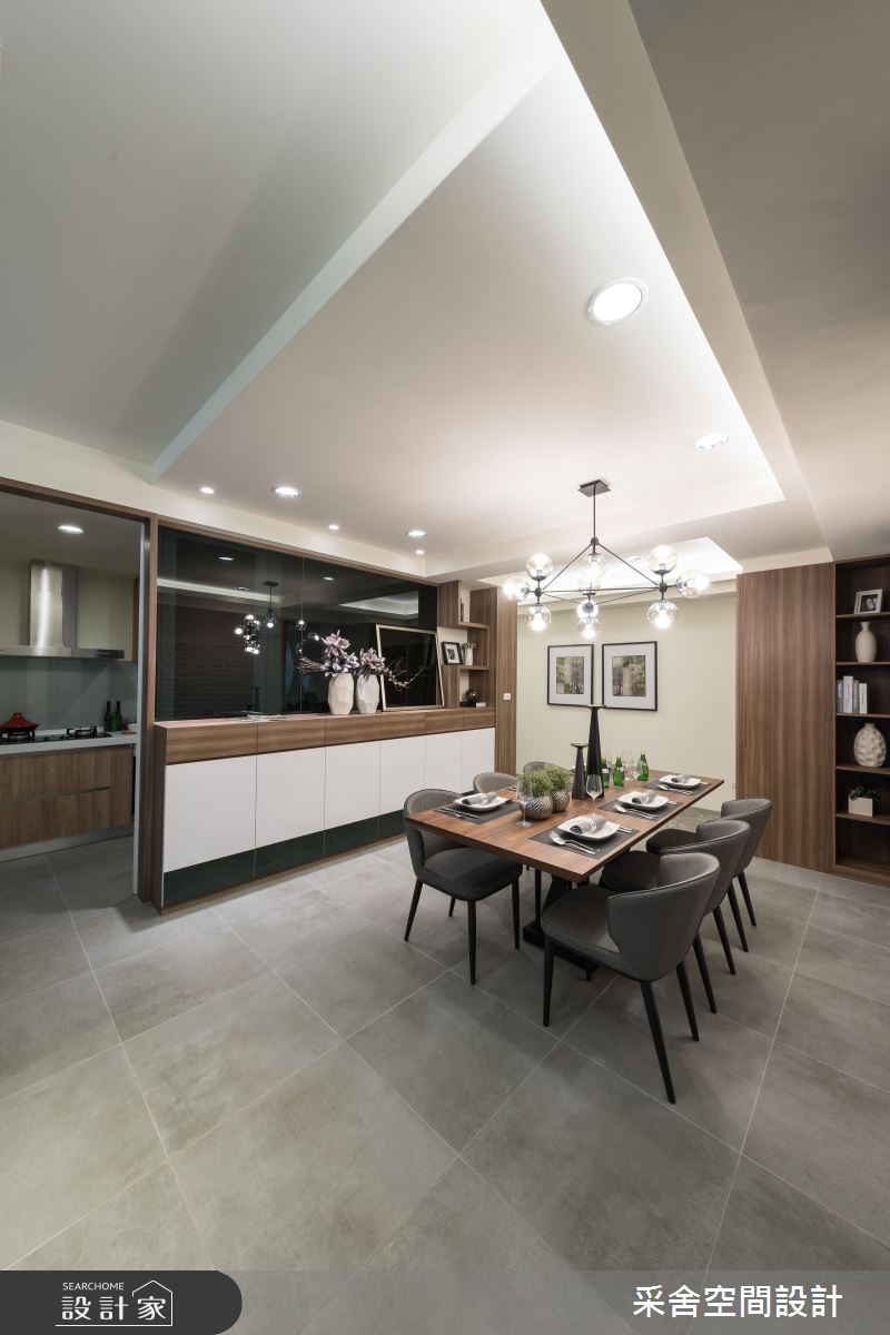 34坪新成屋(5年以下)＿現代風餐廳案例圖片＿采舍空間設計＿采舍_12之8