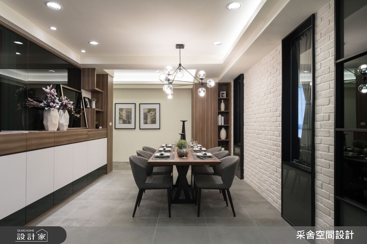 34坪新成屋(5年以下)＿現代風餐廳案例圖片＿采舍空間設計＿采舍_12之7