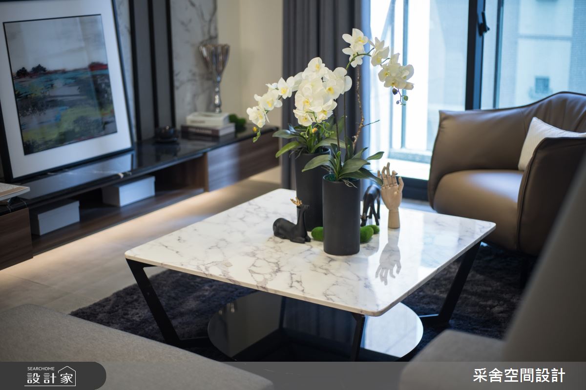 34坪新成屋(5年以下)＿現代風客廳案例圖片＿采舍空間設計＿采舍_12之12