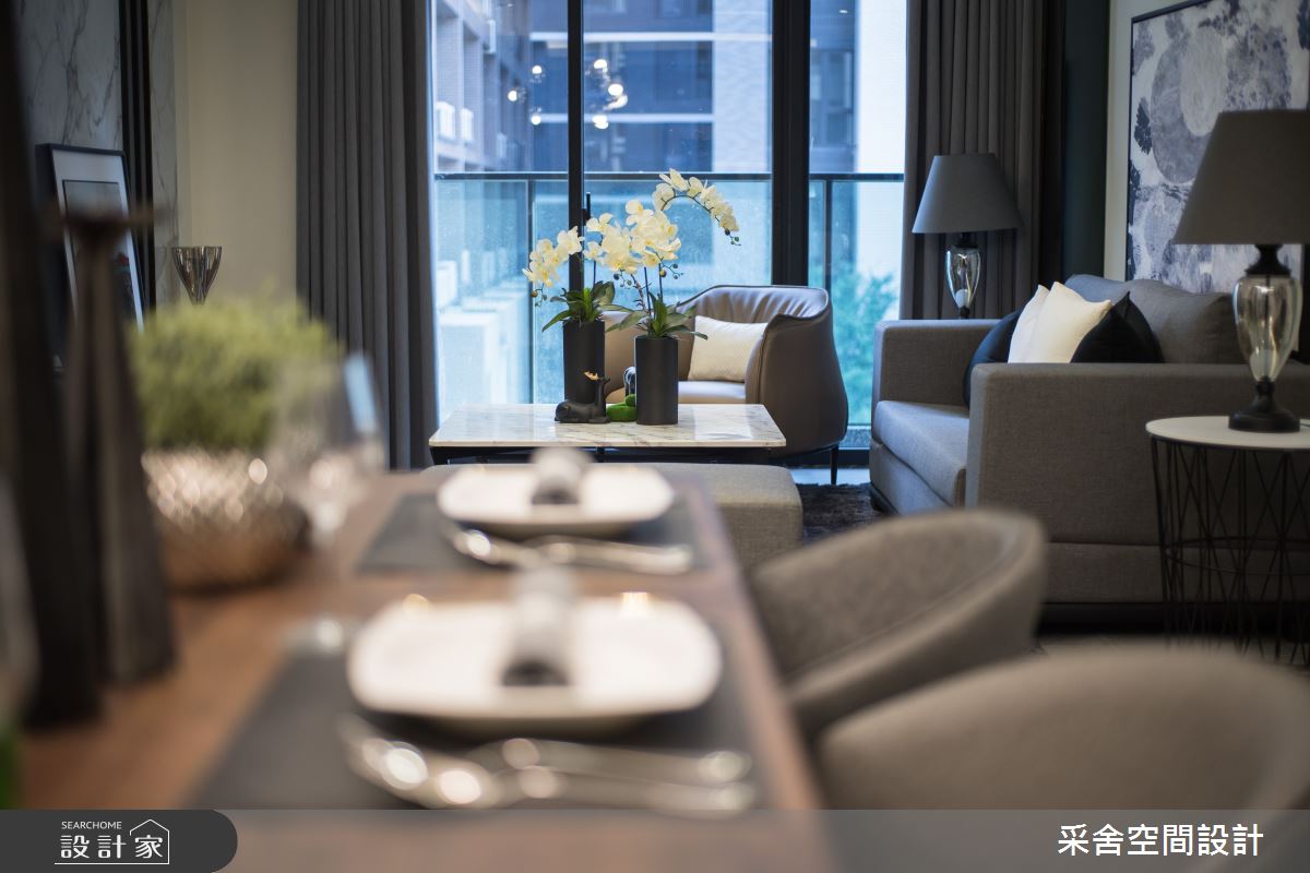 34坪新成屋(5年以下)＿現代風餐廳案例圖片＿采舍空間設計＿采舍_12之6