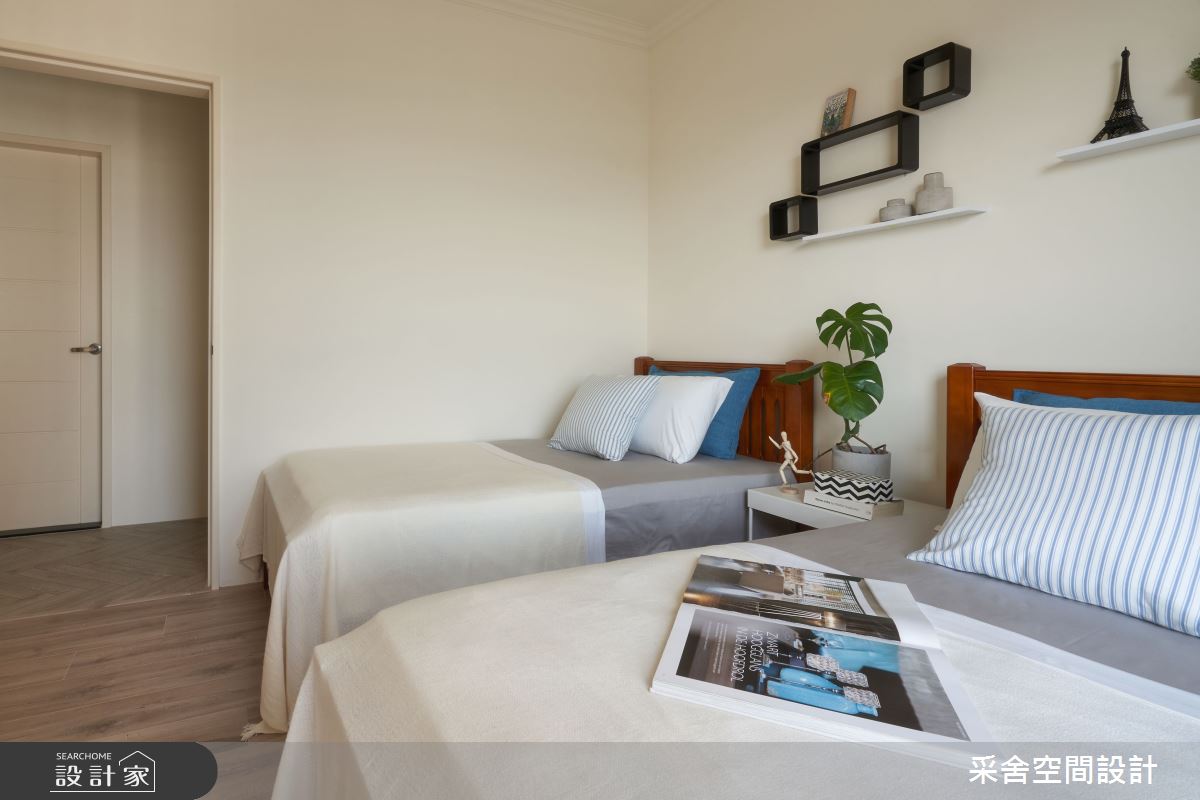 35坪新成屋(5年以下)＿美式風客廳案例圖片＿采舍空間設計＿采舍_14之29