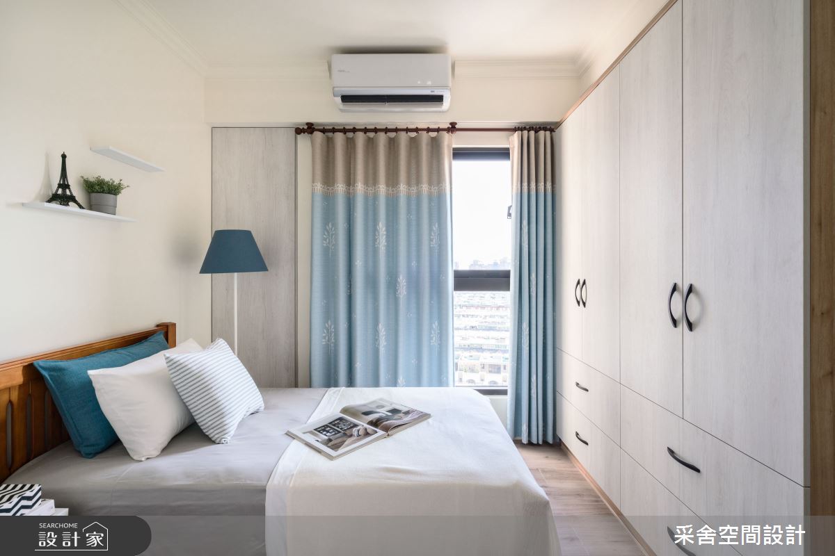 35坪新成屋(5年以下)＿美式風客廳案例圖片＿采舍空間設計＿采舍_14之26