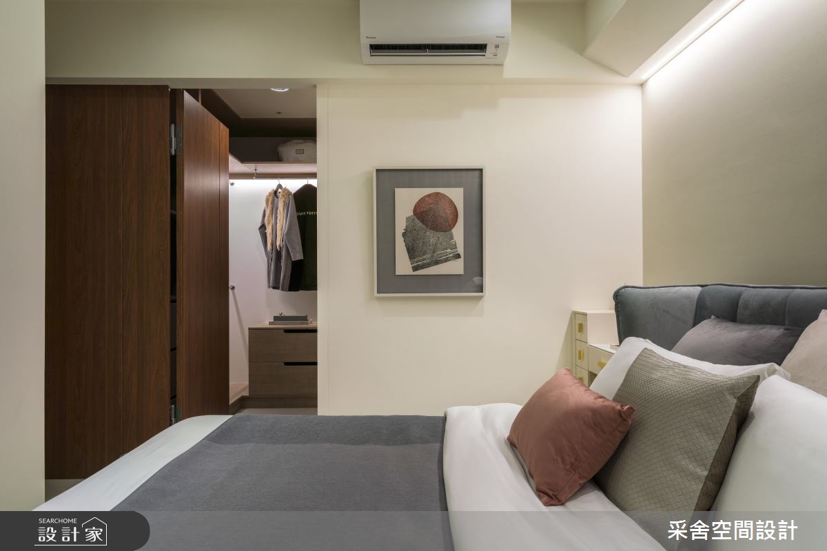 22坪新成屋(5年以下)＿現代風臥室案例圖片＿采舍空間設計＿采舍_17之11