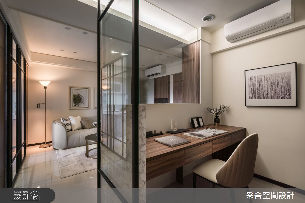 22坪新成屋(5年以下)＿現代風書房案例圖片＿采舍空間設計＿采舍_17之9