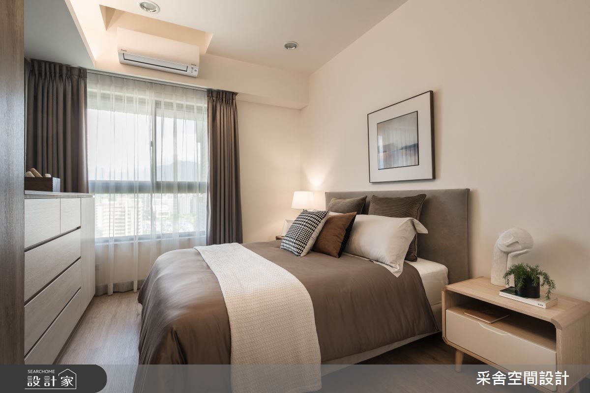 31坪新成屋(5年以下)＿現代風臥室案例圖片＿采舍空間設計＿采舍_20之12