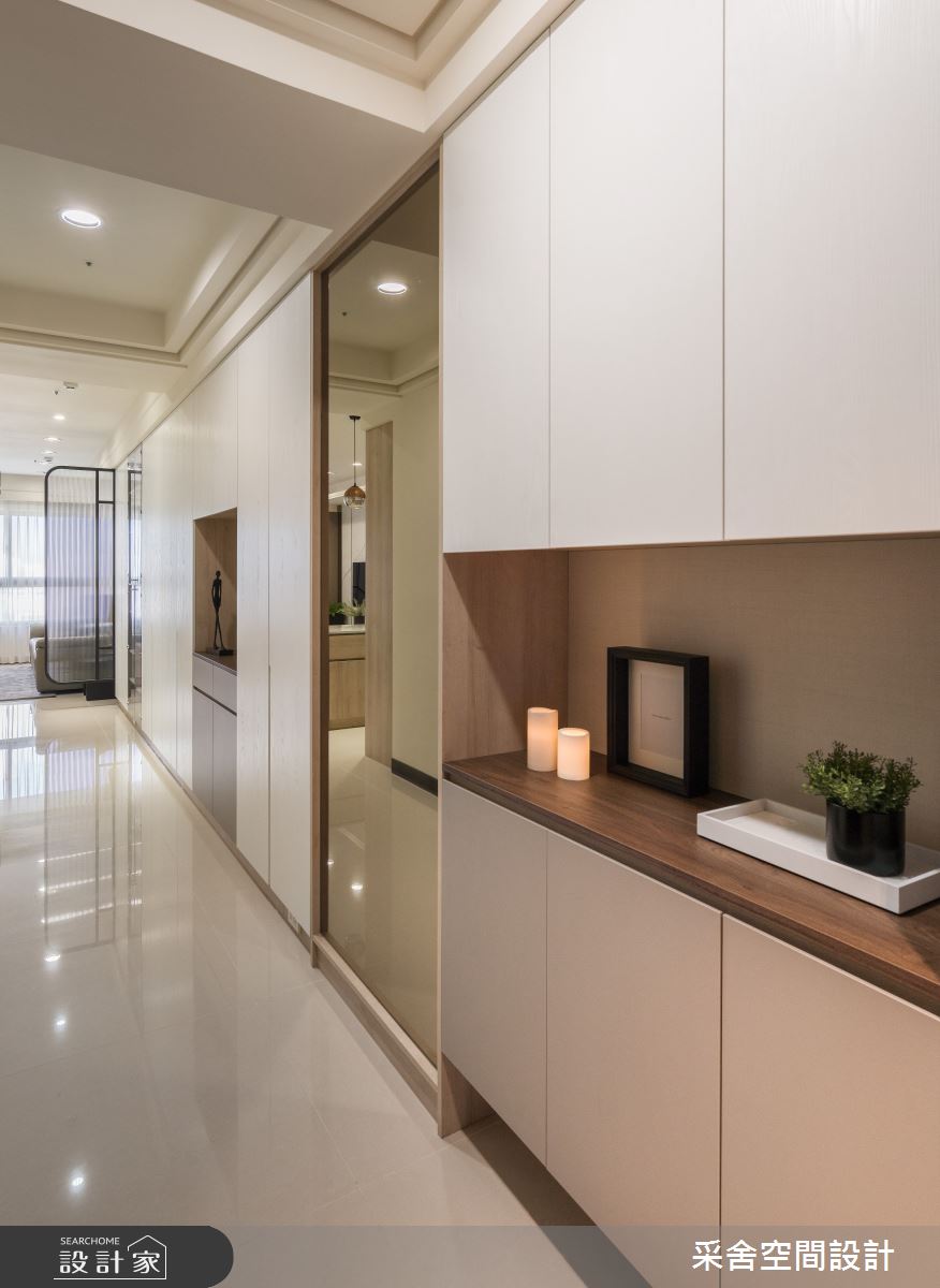 31坪新成屋(5年以下)＿現代風玄關案例圖片＿采舍空間設計＿采舍_20之1