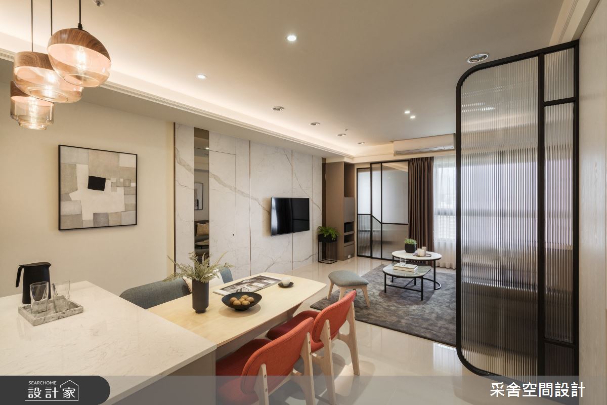 31坪新成屋(5年以下)＿現代風餐廳案例圖片＿采舍空間設計＿采舍_20之2