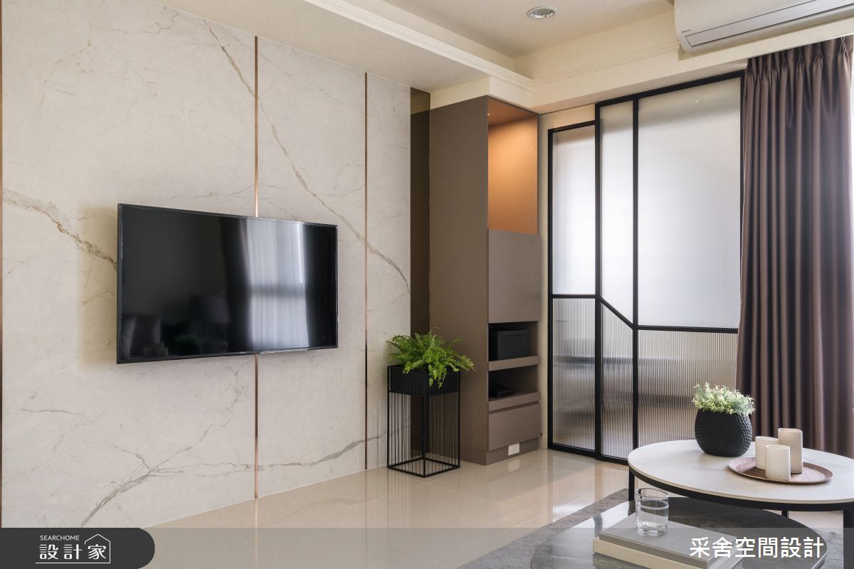 31坪新成屋(5年以下)＿現代風客廳案例圖片＿采舍空間設計＿采舍_20之9