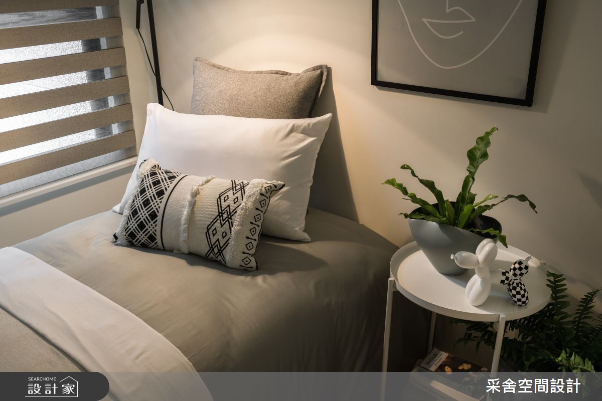 23坪新成屋(5年以下)＿現代風臥室案例圖片＿采舍空間設計＿采舍_21之15