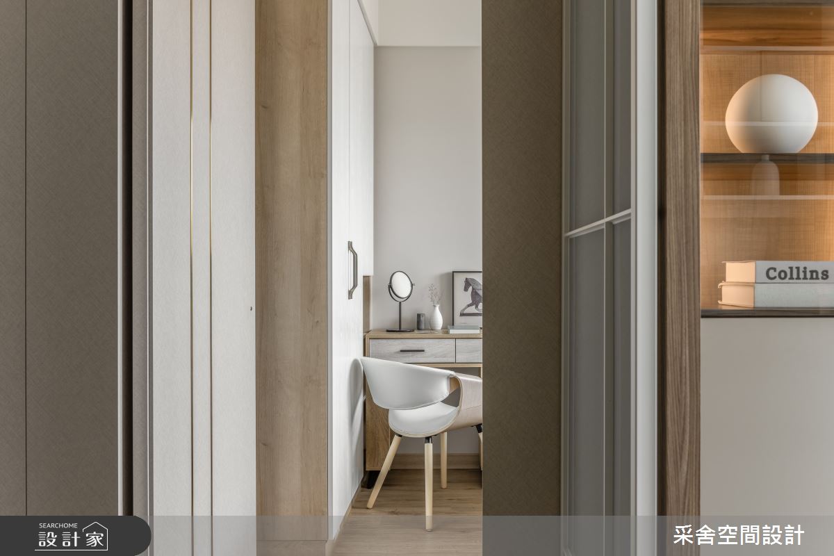 15坪新成屋(5年以下)＿現代美式風臥室案例圖片＿采舍空間設計＿采舍_22之16