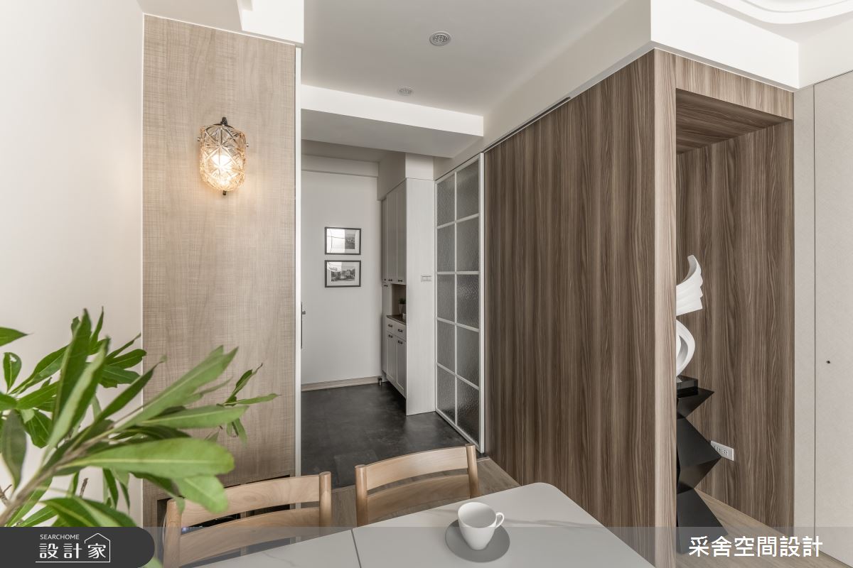 15坪新成屋(5年以下)＿現代美式風玄關客廳案例圖片＿采舍空間設計＿采舍_22之6