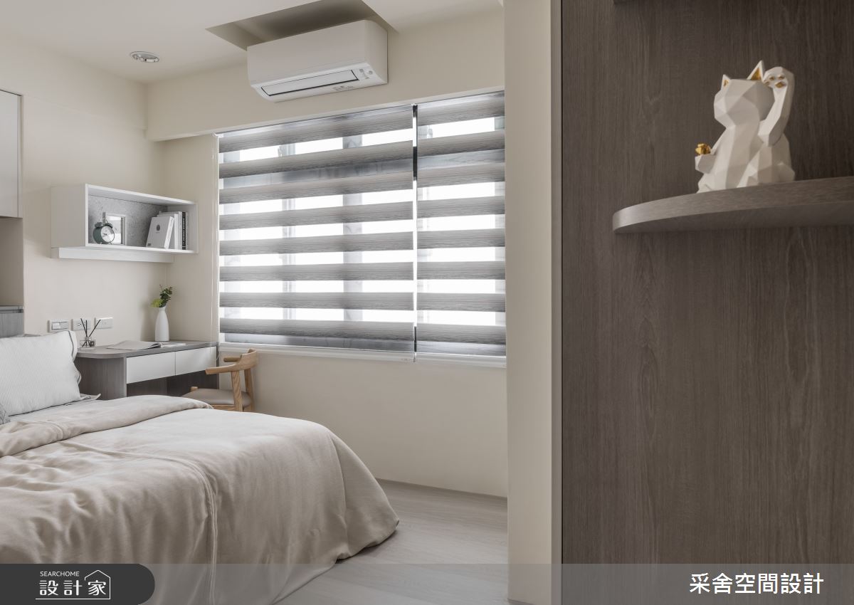 41坪老屋(31~40年)＿北歐風臥室客房案例圖片＿采舍空間設計＿采舍_24之19
