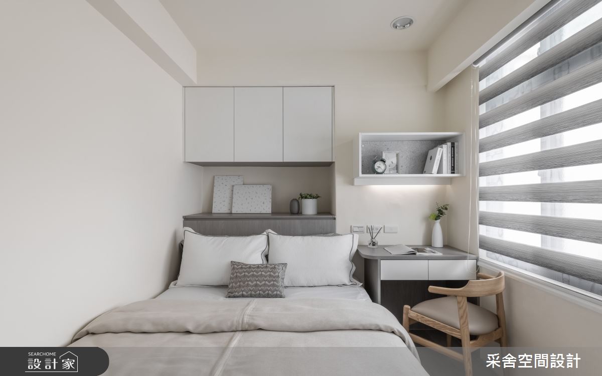 41坪老屋(31~40年)＿北歐風臥室案例圖片＿采舍空間設計＿采舍_24之20