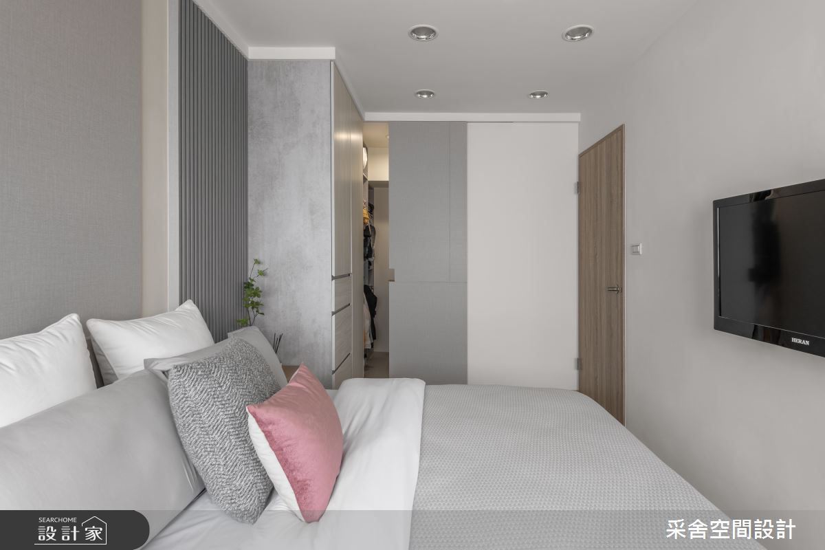 41坪老屋(31~40年)＿北歐風臥室案例圖片＿采舍空間設計＿采舍_24之18