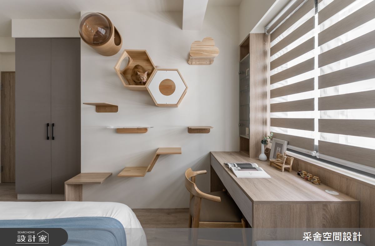41坪老屋(31~40年)＿北歐風臥室寵物案例圖片＿采舍空間設計＿采舍_24之15