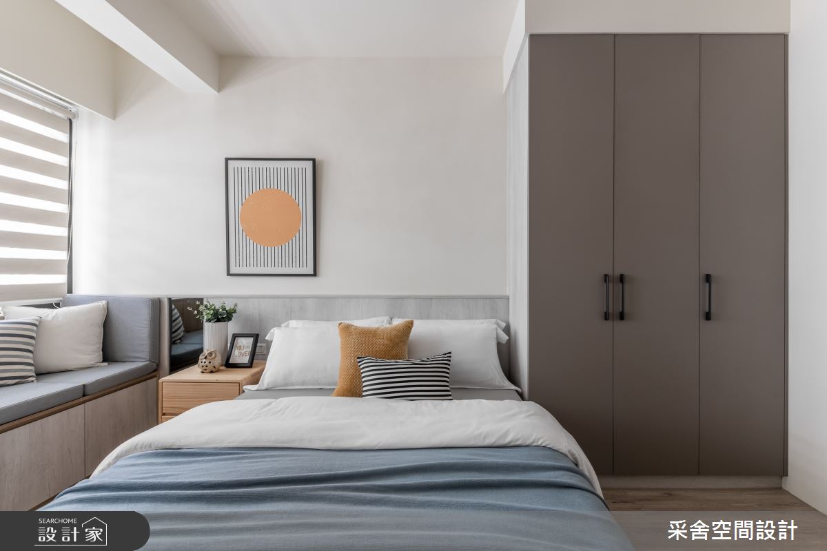 41坪老屋(31~40年)＿北歐風臥室案例圖片＿采舍空間設計＿采舍_24之14