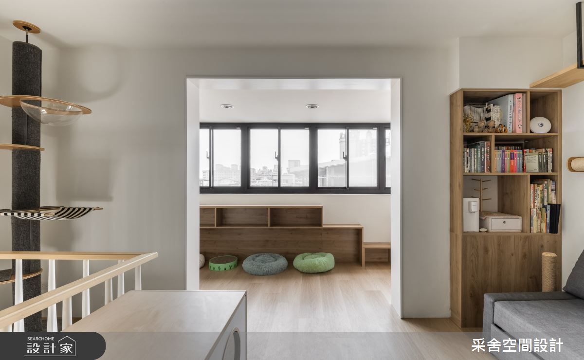 41坪老屋(31~40年)＿北歐風樓梯寵物多功能室案例圖片＿采舍空間設計＿采舍_24之12