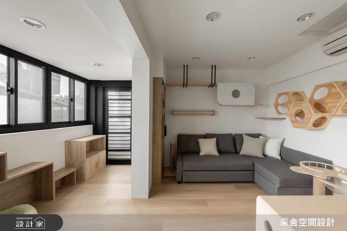 41坪老屋(31~40年)＿北歐風寵物多功能室案例圖片＿采舍空間設計＿采舍_24之9
