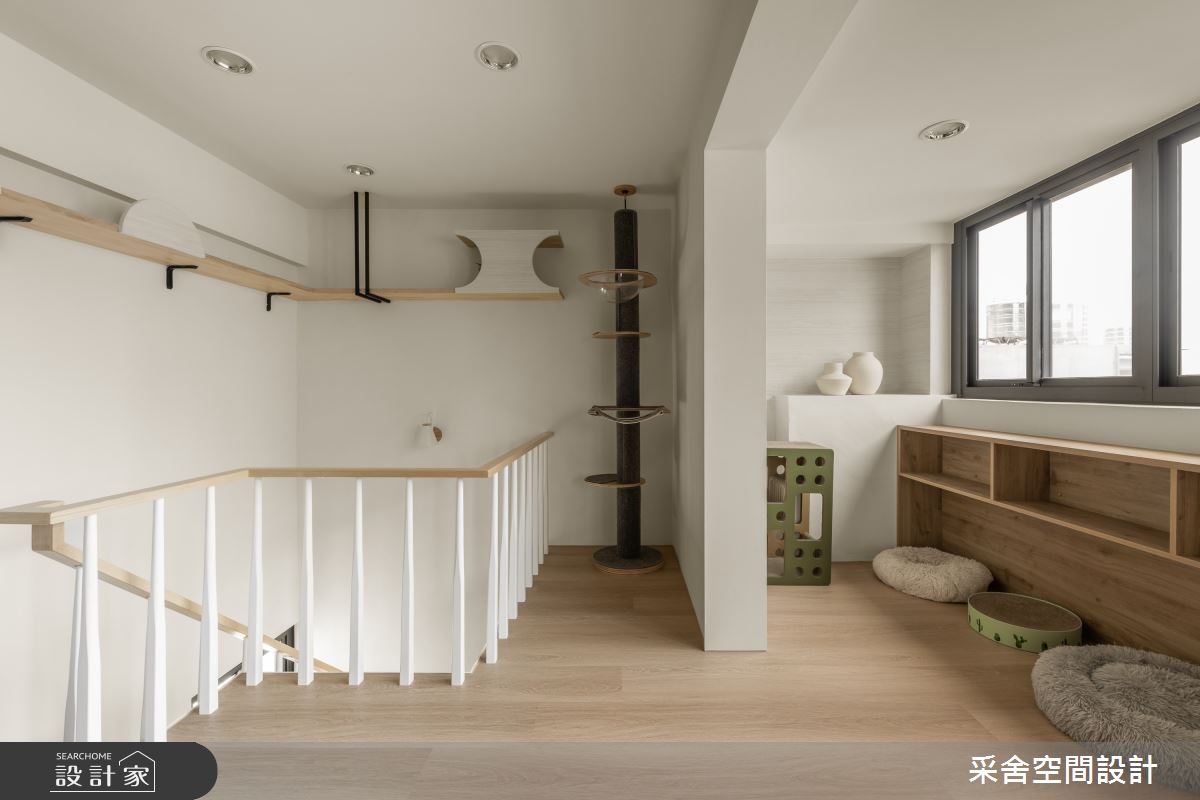 41坪老屋(31~40年)＿北歐風樓梯寵物多功能室案例圖片＿采舍空間設計＿采舍_24之11