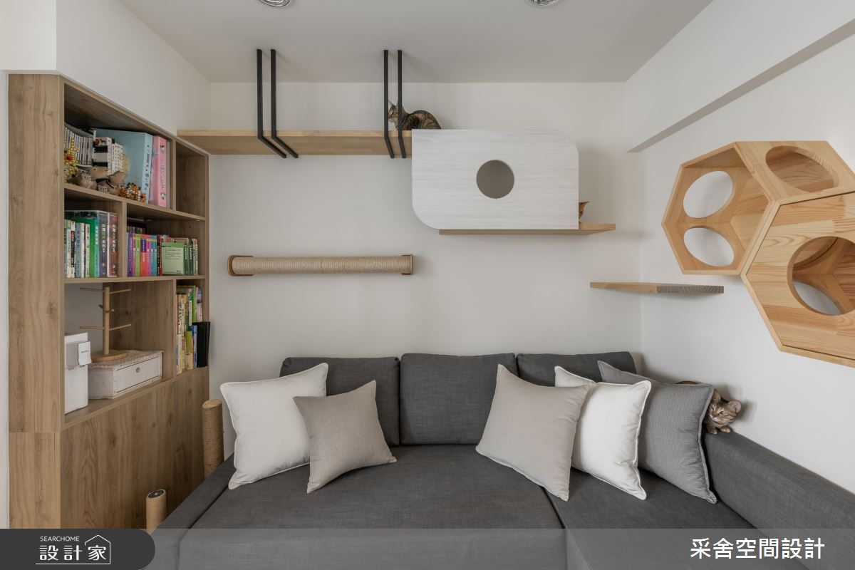 41坪老屋(31~40年)＿北歐風寵物多功能室案例圖片＿采舍空間設計＿采舍_24之8