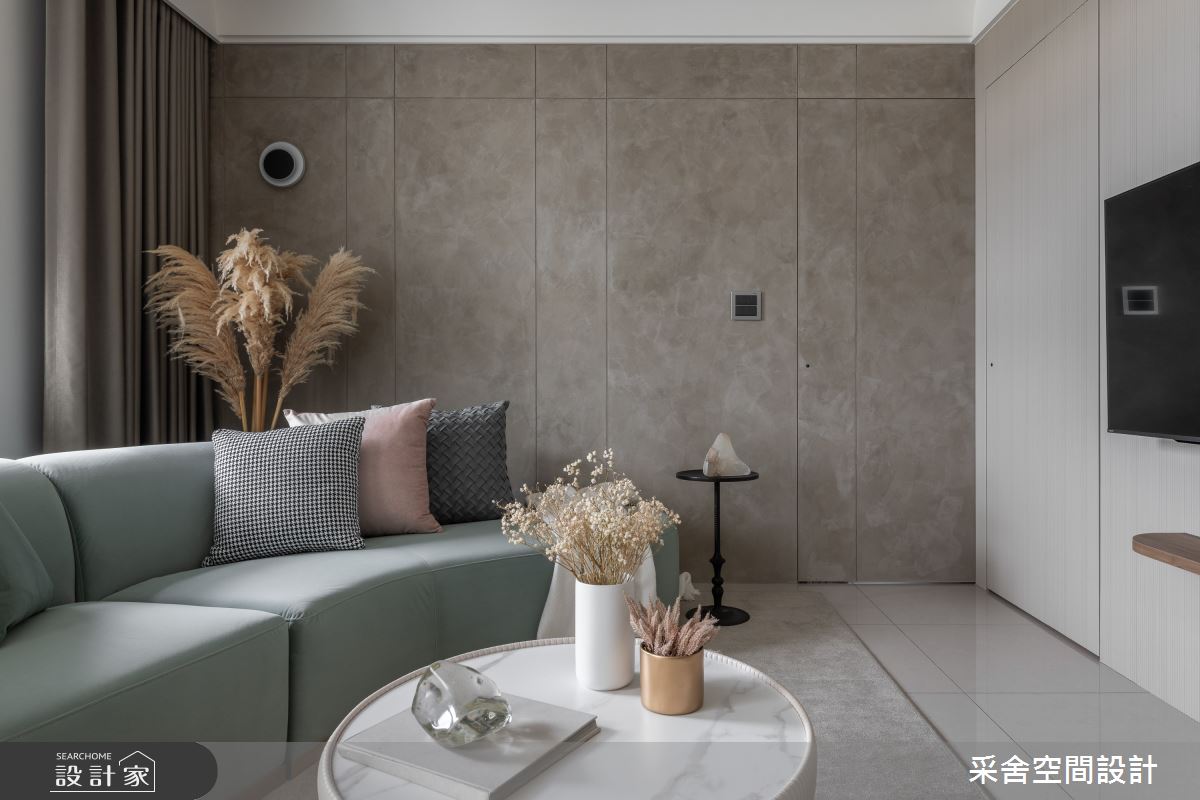 19坪新成屋(5年以下)＿現代風客廳案例圖片＿采舍空間設計＿采舍_25之4