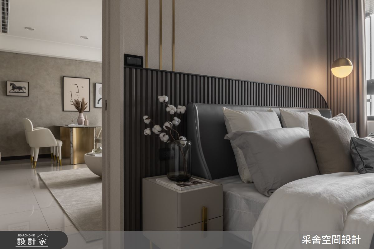 19坪新成屋(5年以下)＿現代風餐廳臥室案例圖片＿采舍空間設計＿采舍_25之16