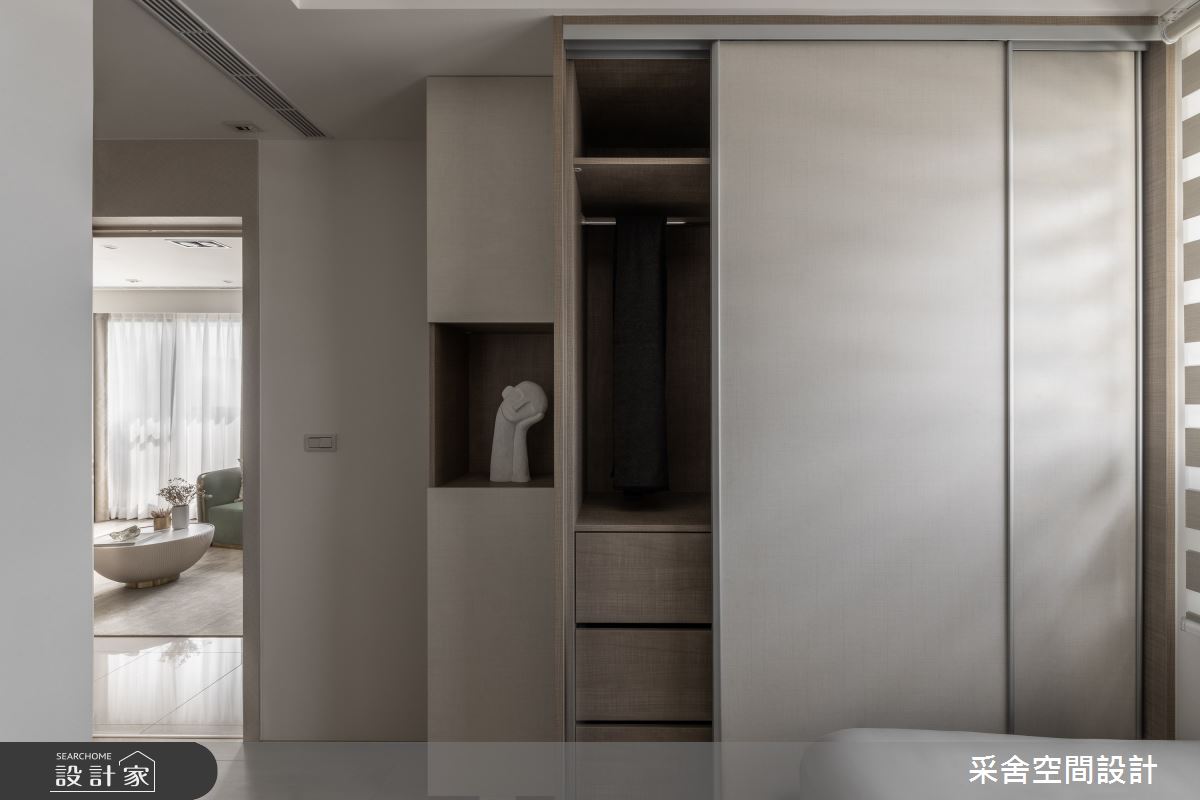 19坪新成屋(5年以下)＿現代風臥室案例圖片＿采舍空間設計＿采舍_25之19