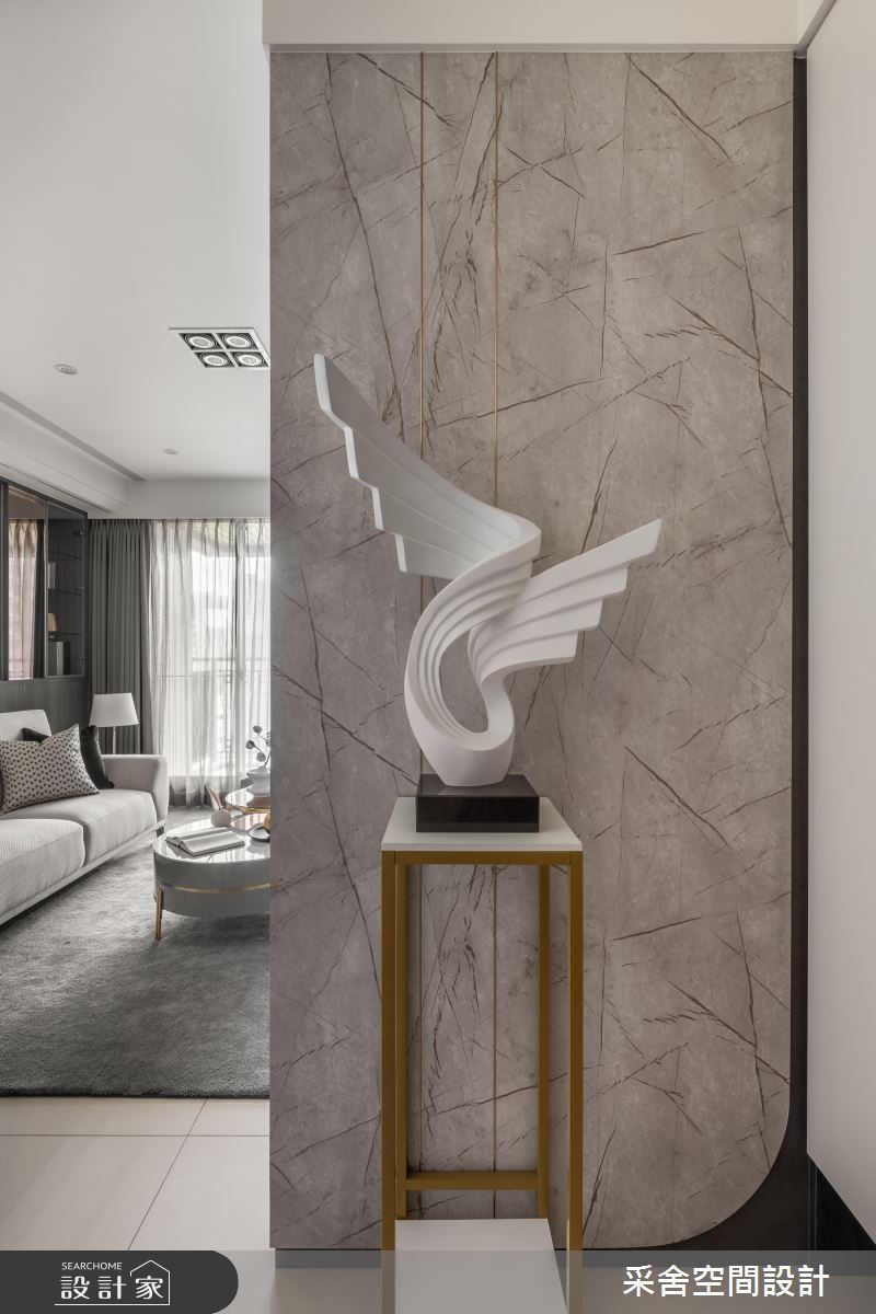 35坪新成屋(5年以下)＿現代風玄關案例圖片＿采舍空間設計＿采舍_28之1