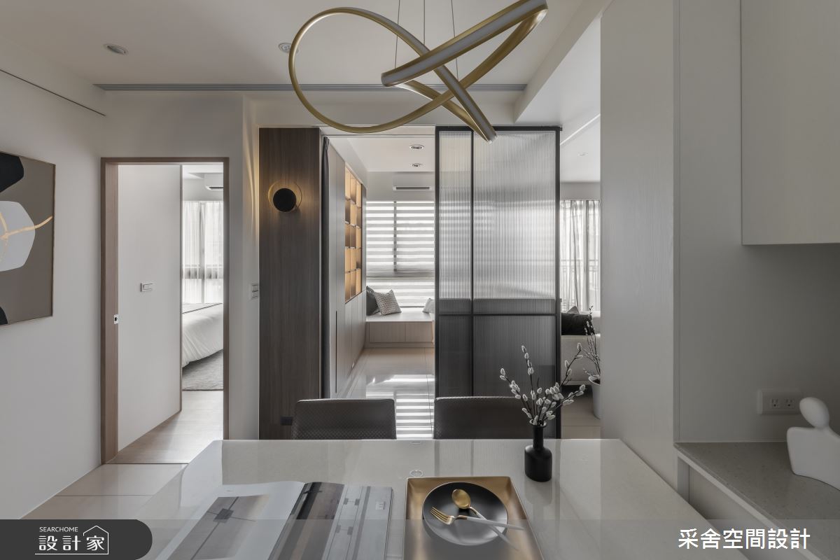 35坪新成屋(5年以下)＿現代風餐廳臥室書房案例圖片＿采舍空間設計＿采舍_28之11