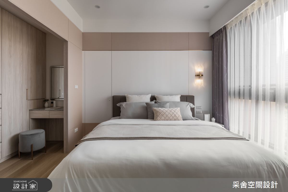 35坪新成屋(5年以下)＿現代風臥室案例圖片＿采舍空間設計＿采舍_28之13