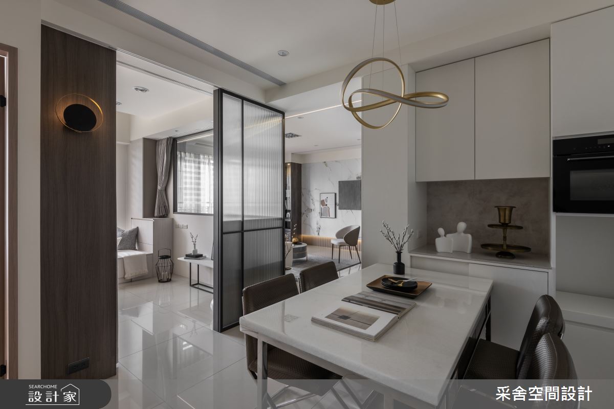 35坪新成屋(5年以下)＿現代風餐廳書房案例圖片＿采舍空間設計＿采舍_28之14
