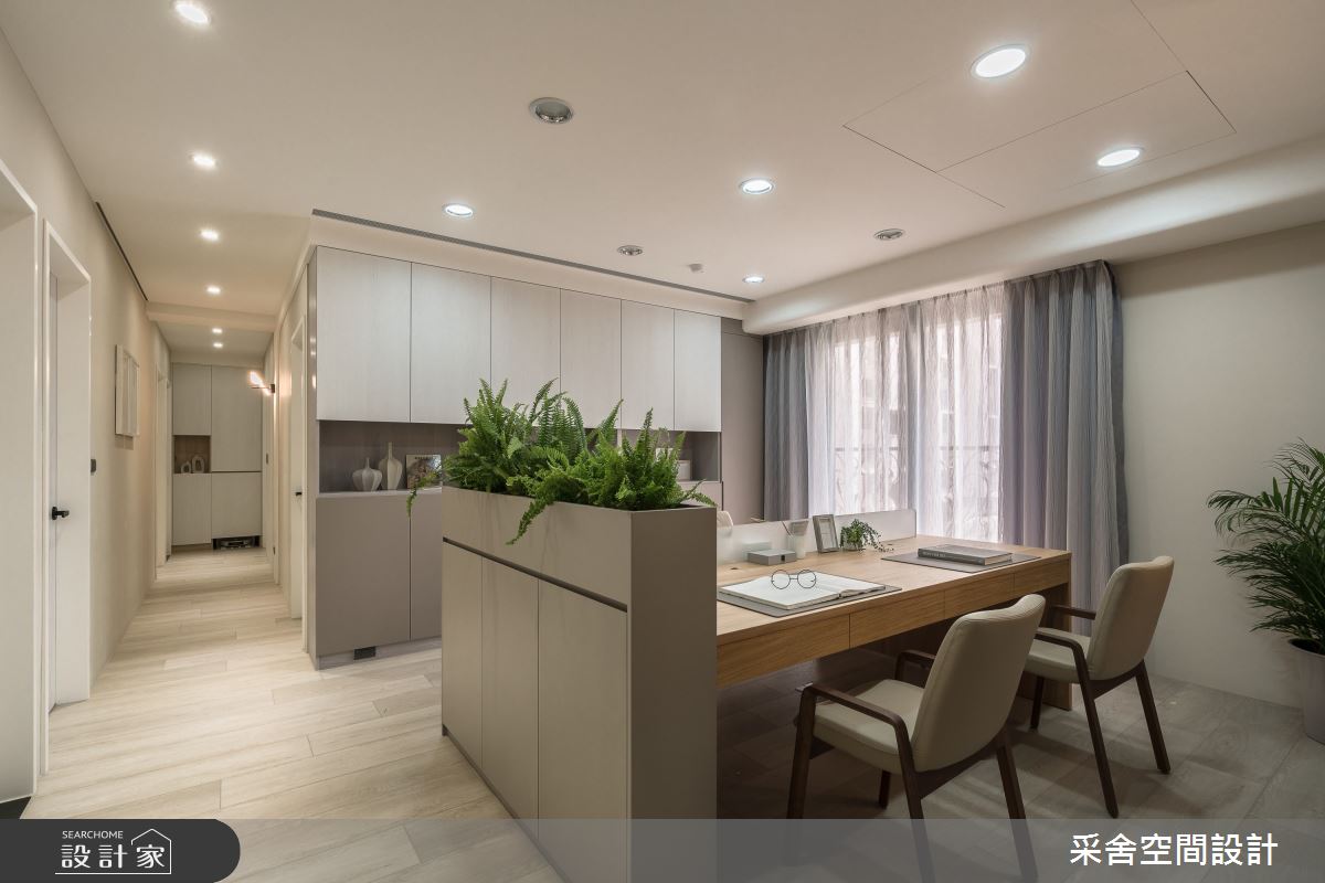 60坪預售屋＿現代風書房工作區案例圖片＿采舍空間設計＿采舍_29之22