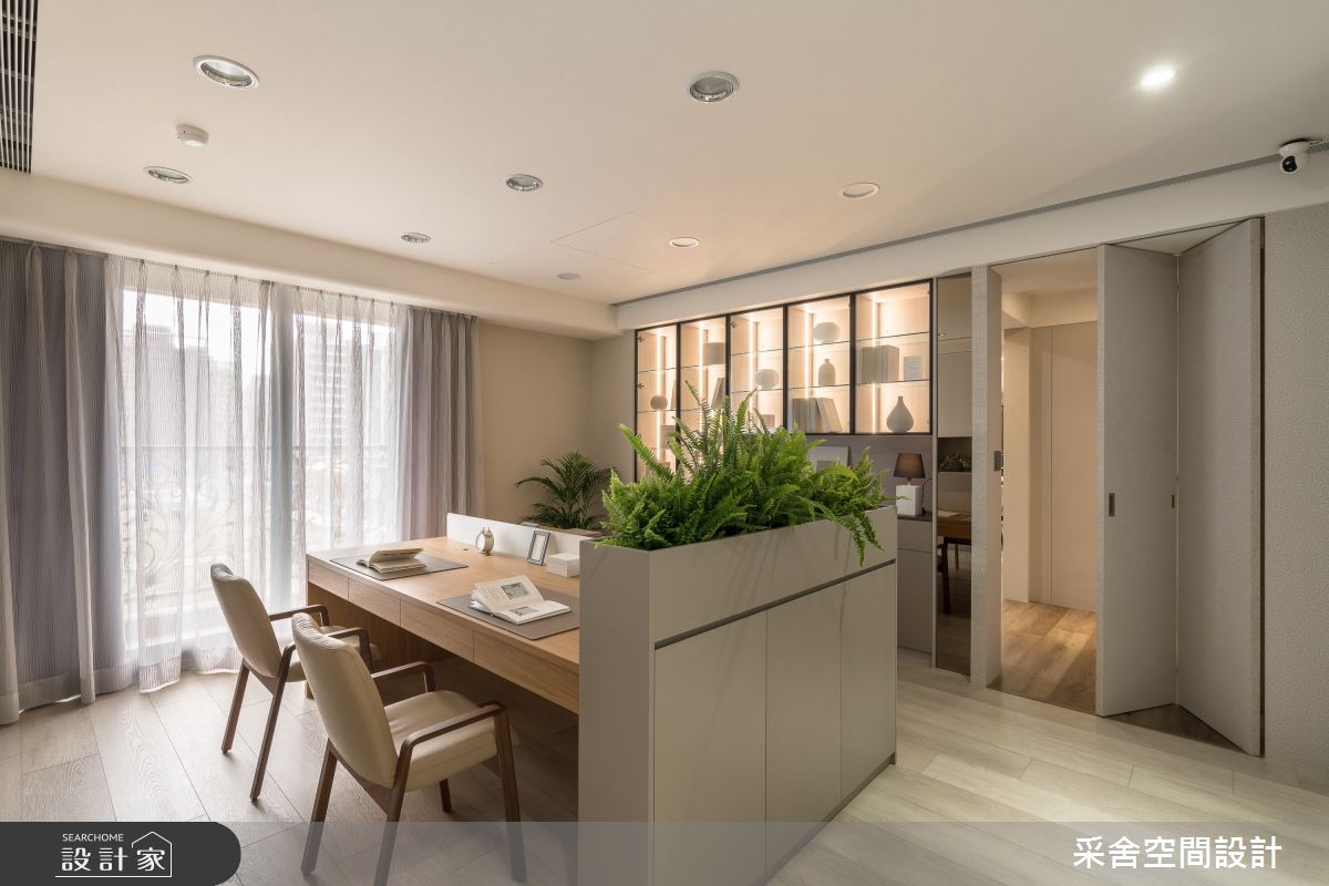 60坪預售屋＿現代風書房工作區案例圖片＿采舍空間設計＿采舍_29之24