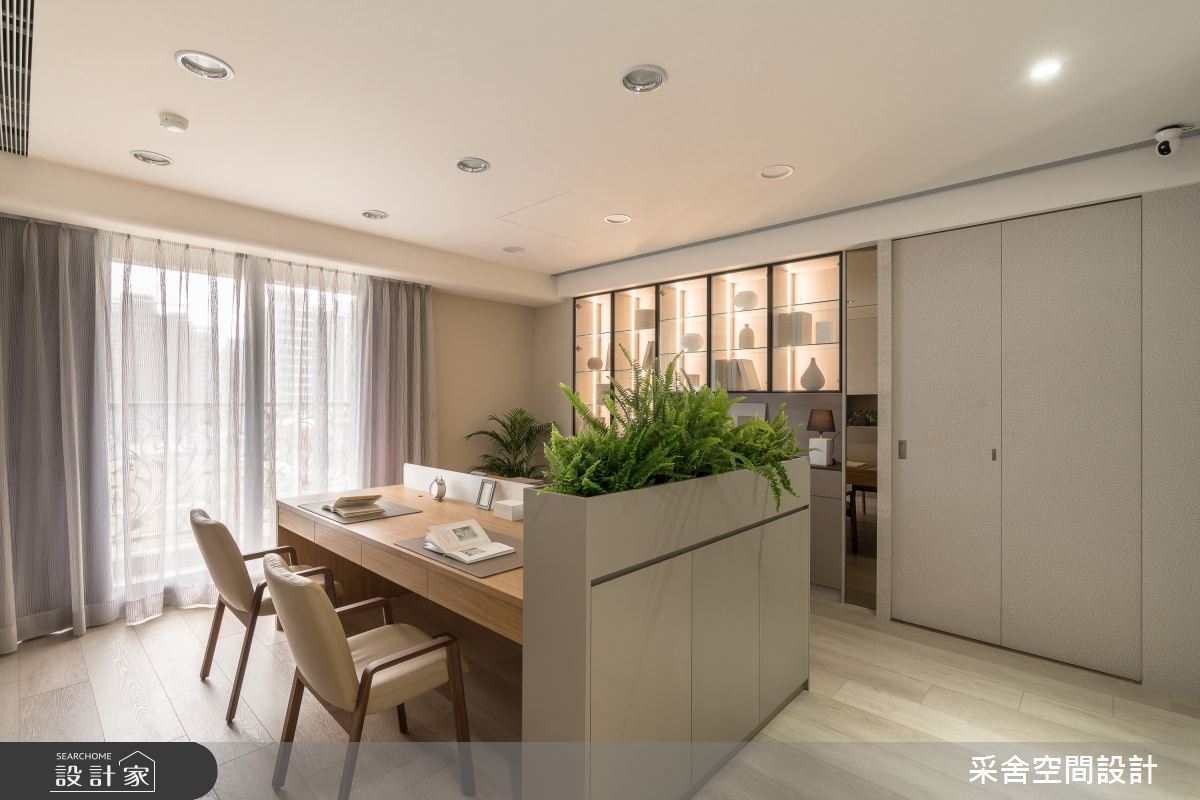 60坪預售屋＿現代風書房工作區案例圖片＿采舍空間設計＿采舍_29之23