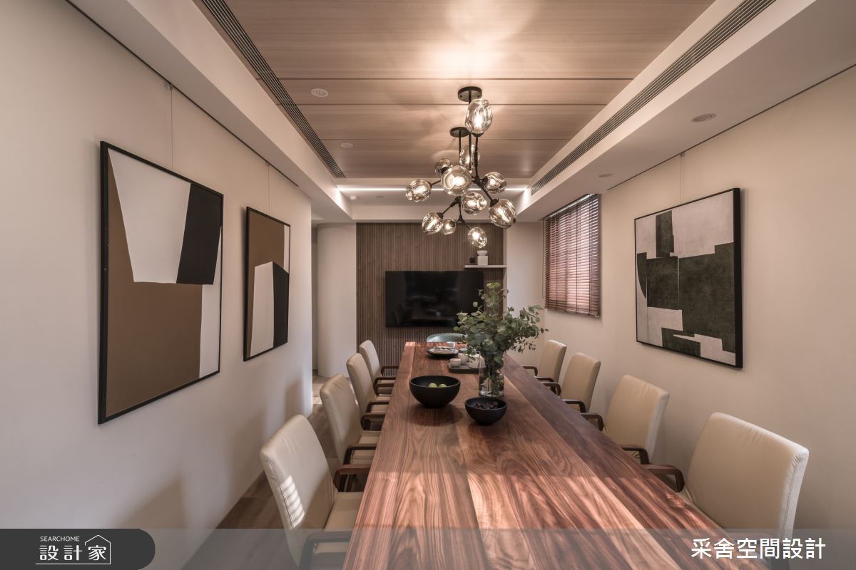 60坪預售屋＿現代風餐廳案例圖片＿采舍空間設計＿采舍_29之12