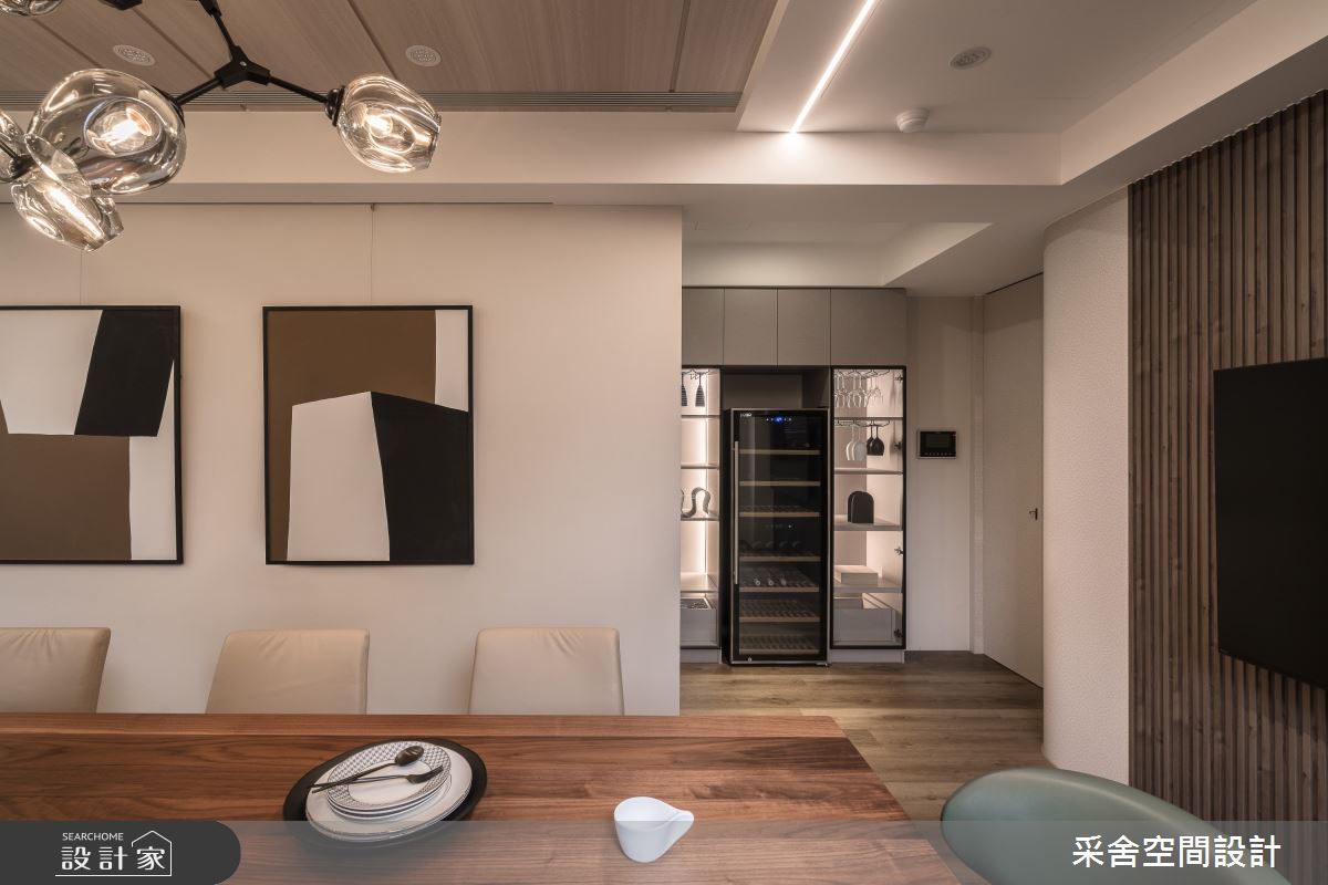 60坪預售屋＿現代風餐廳案例圖片＿采舍空間設計＿采舍_29之11