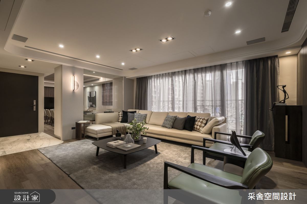 60坪預售屋＿現代風客廳案例圖片＿采舍空間設計＿采舍_29之3