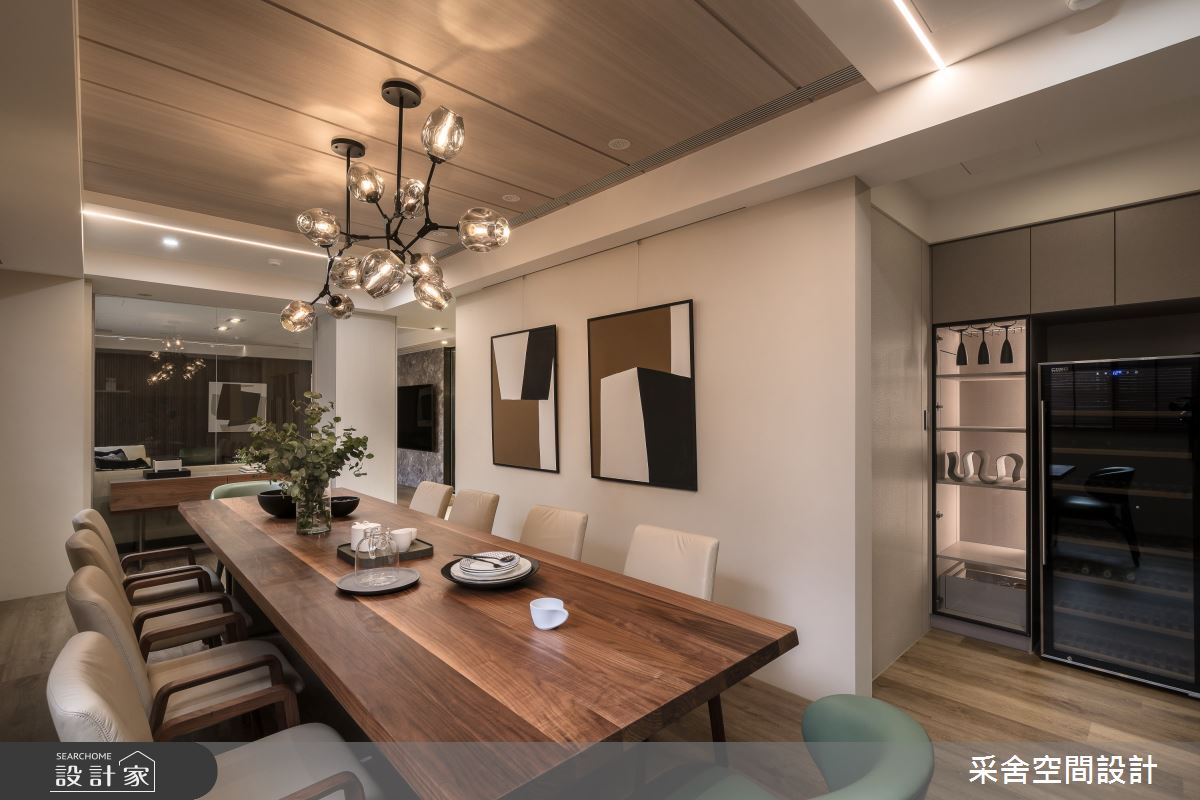 60坪預售屋＿現代風餐廳案例圖片＿采舍空間設計＿采舍_29之10