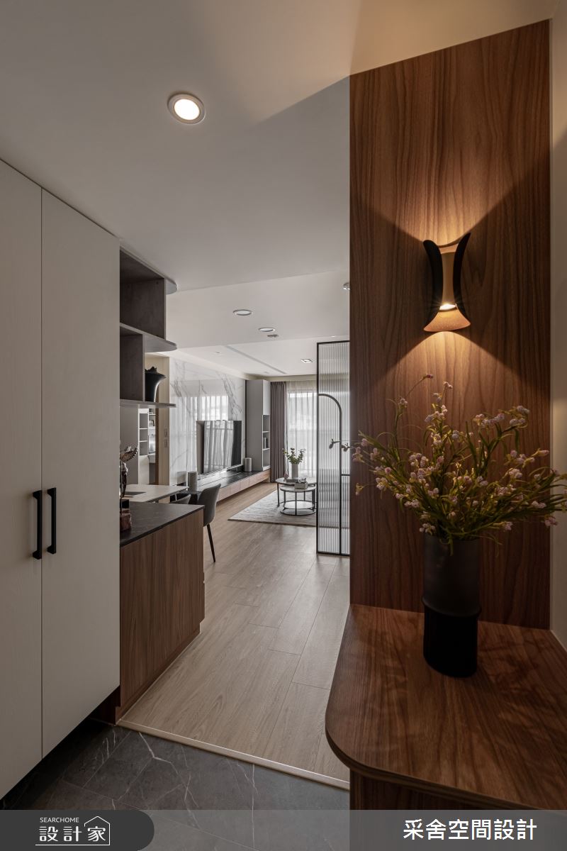 31坪新成屋(5年以下)＿現代風玄關案例圖片＿采舍空間設計＿采舍_30之8